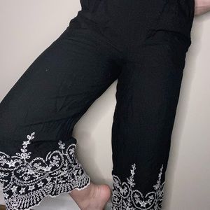 Embroidered pants